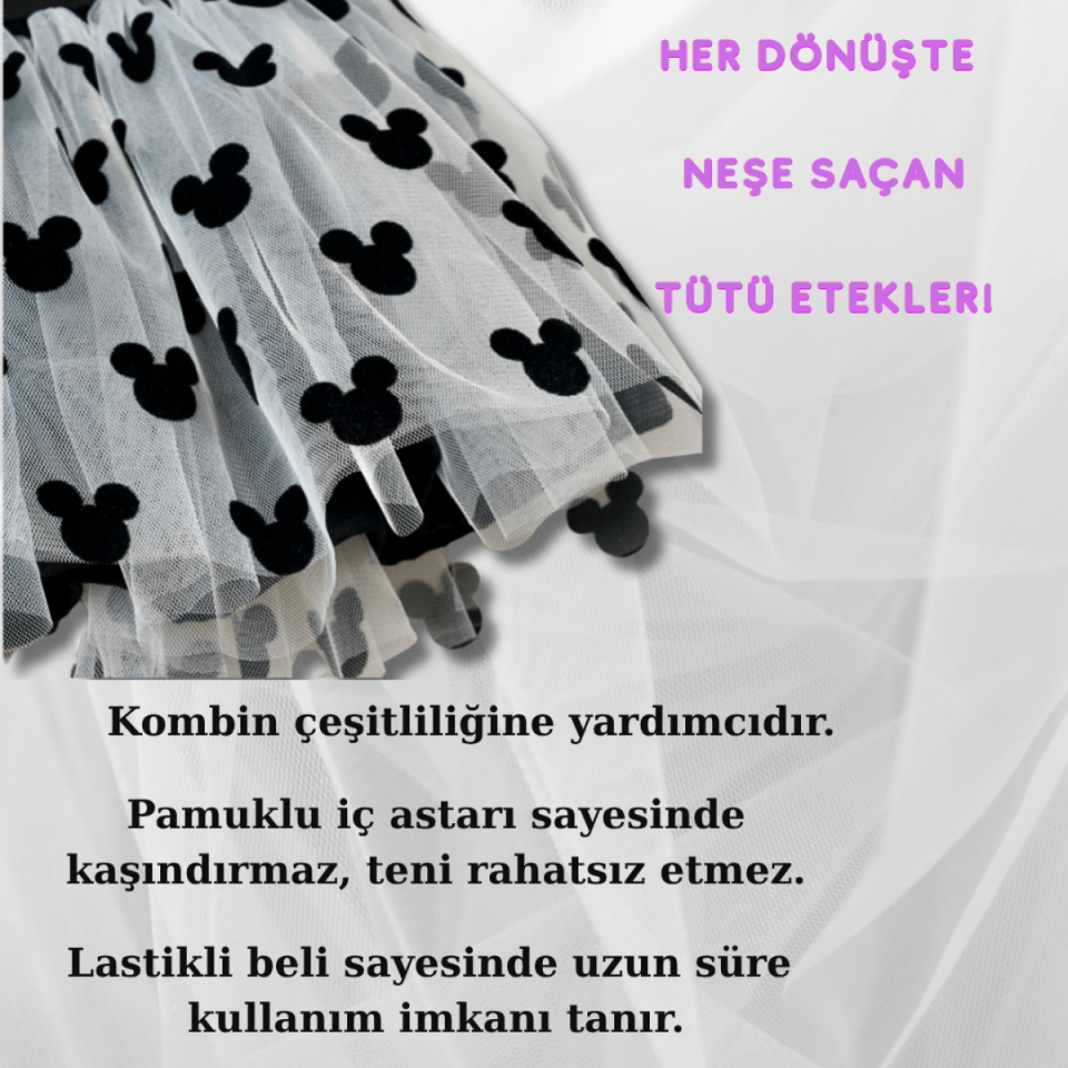Pamuk Astarlı Tütü Etek