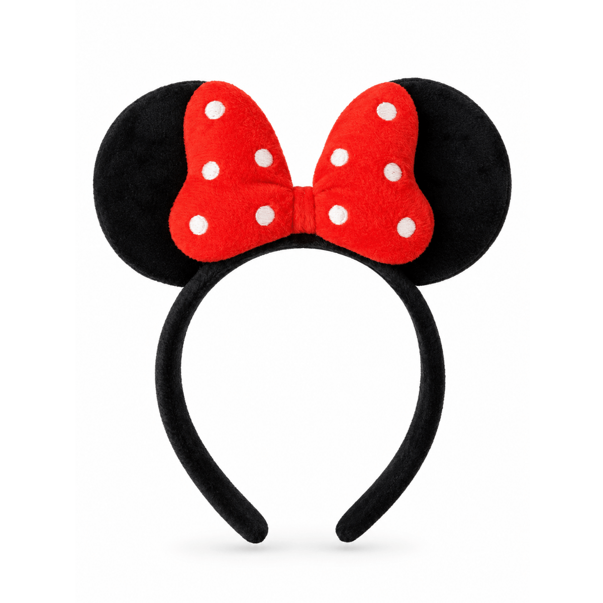 Minnie Mouse Taç-Puantiyeli Kurdeleli Kadın ve Kız Çocukları Saç Akseuarı