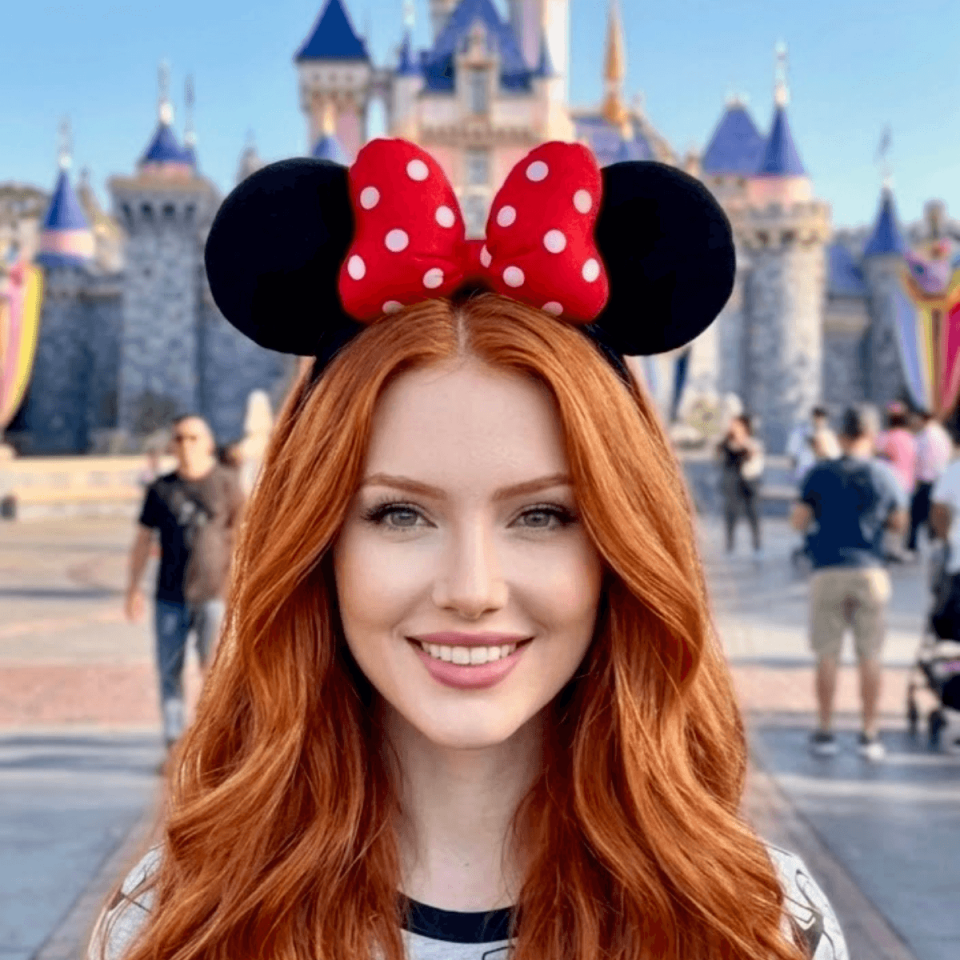 Minnie Mouse Taç-Puantiyeli Kurdeleli Kadın ve Kız Çocukları Saç Akseuarı