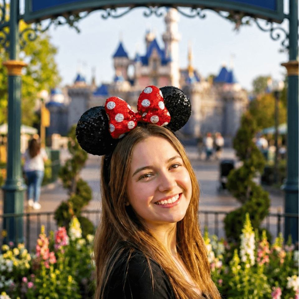 Minnie Mouse Model Pullu Yumuşak Dokulu Çocuk Taç