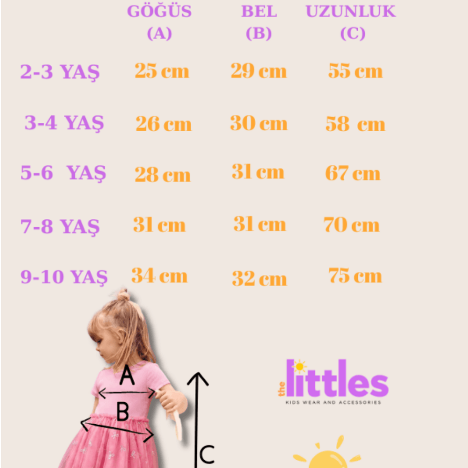 Pembe Fiyonk Baskılı Astarlı Pamuklu Kız Çocuk Tütü Elbise