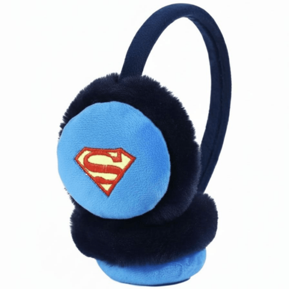 Süper Kahraman Karakterli Peluş Erkek Çocuk Kışlık Kulaklık